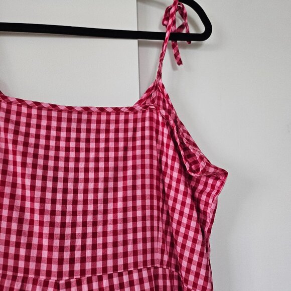 Lazy Oaf Pink Plaid Jumpsuit UK 14 - Picture 11 of 12